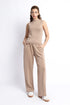 The Mocha Mock Neck Tank Top